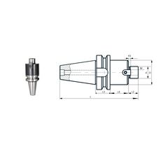 патрон для насадных фрез BT40-FMB40-60