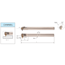 Державка расточная S25S-MVWNL16 SAB-T