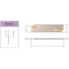 Отрезное лезвие SMGB326 SAB-T