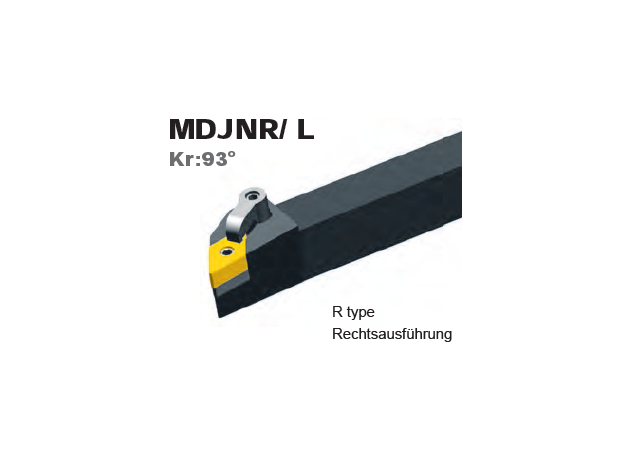 Державка для наружного точения MDJNR2525M1506