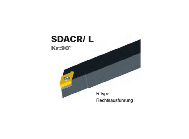 Державка для наружного точения SDACR1212H07