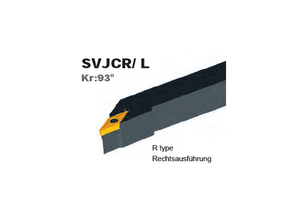 Державка для наружного точения SVJCR3232P16