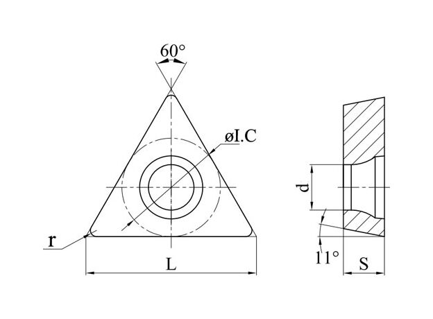 Пластина токарная TPGT090202L-F-TN60, изображение 2