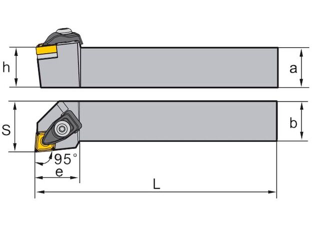 Державка для наружного точения DCLNL3232P19, изображение 2